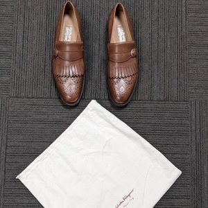 Like-New Salvatore Ferragamo Oxford Tassel Shoes 11.5 D